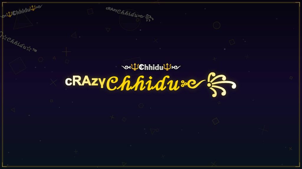 ᶜᴿᴬᶻᵞ𝒞𝒽𝒽𝒾𝒹𝓊༻꧂ – Chhidu Stylish Name