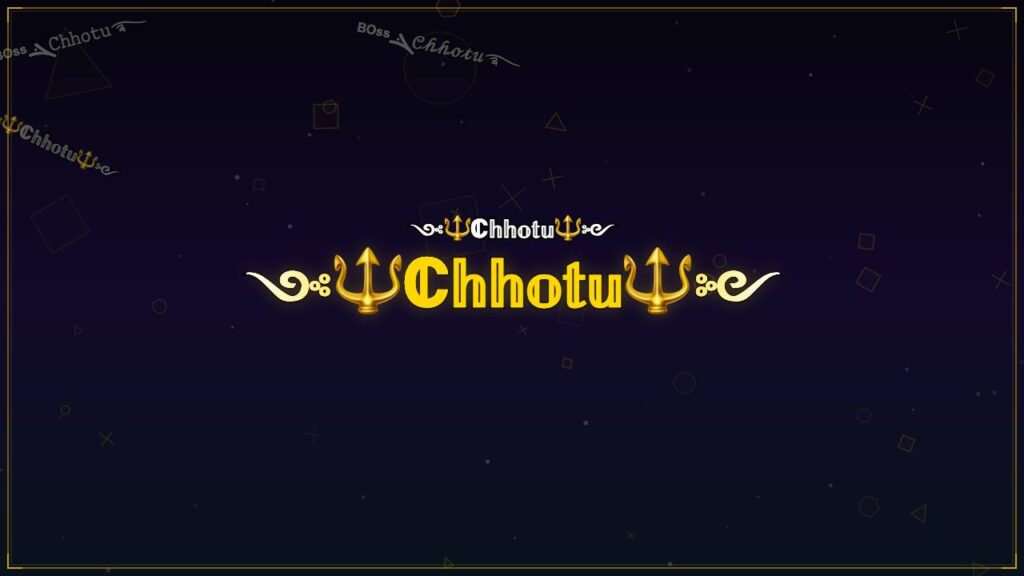 ༺🔱ℂ𝕙𝕙𝕠𝕥𝕦🔱༻ – Chhotu Stylish Name