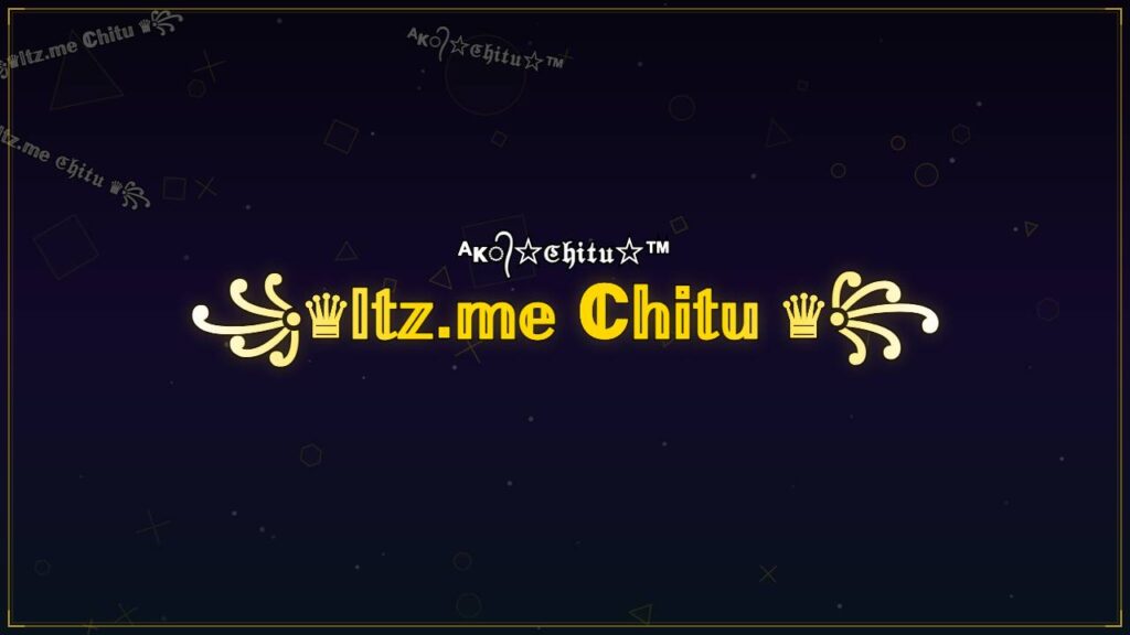 ꧁♛𝕀𝕥𝕫.𝕞𝕖 ℂ𝕙𝕚𝕥𝕦 ♛꧂ – Chitu Stylish Name