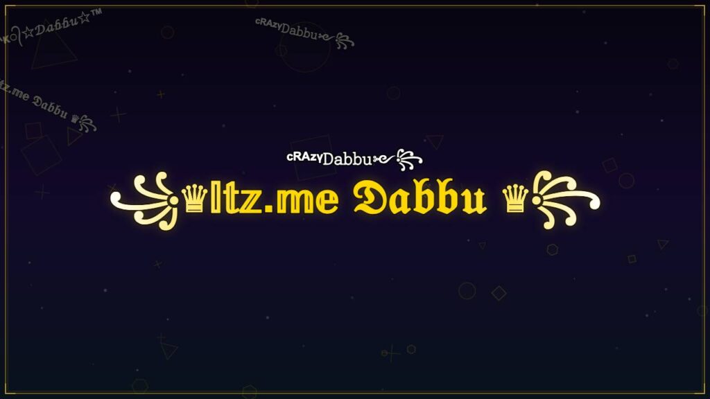 ꧁♛𝕀𝕥𝕫.𝕞𝕖 𝔇𝔞𝔟𝔟𝔲 ♛꧂ – Dabbu Stylish Name