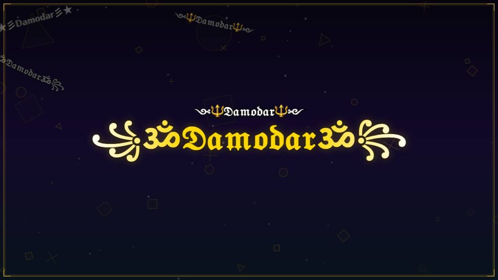 ꧁ॐ𝔇𝔞𝔪𝔬𝔡𝔞𝔯ॐ꧂ – Damodar Stylish Name