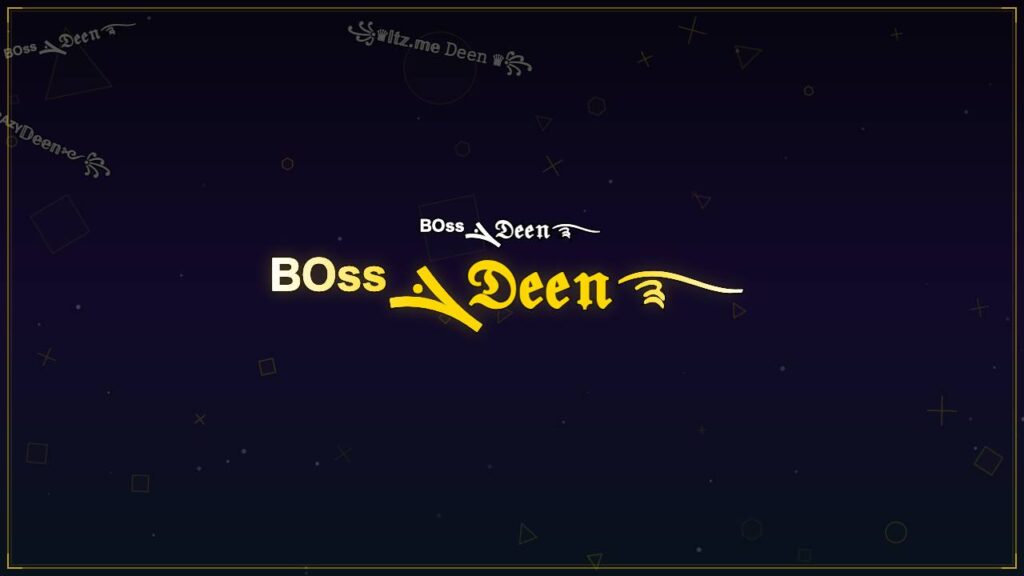 ᴮᴼˢˢܔ𝔇𝔢𝔢𝔫࿐ – Deen Stylish Name