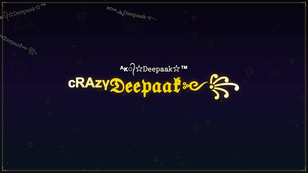 ᶜᴿᴬᶻᵞ𝔇𝔢𝔢𝔭𝔞𝔞𝔨༻꧂ – Deepaak Stylish Name