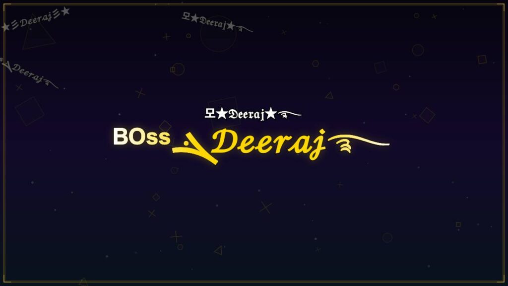 ᴮᴼˢˢܔ𝒟ℯℯ𝓇𝒶𝒿࿐ – Deeraj Stylish Name