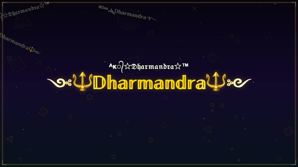 ༺🔱𝔻𝕙𝕒𝕣𝕞𝕒𝕟𝕕𝕣𝕒🔱༻ – Dharmandra Stylish Name