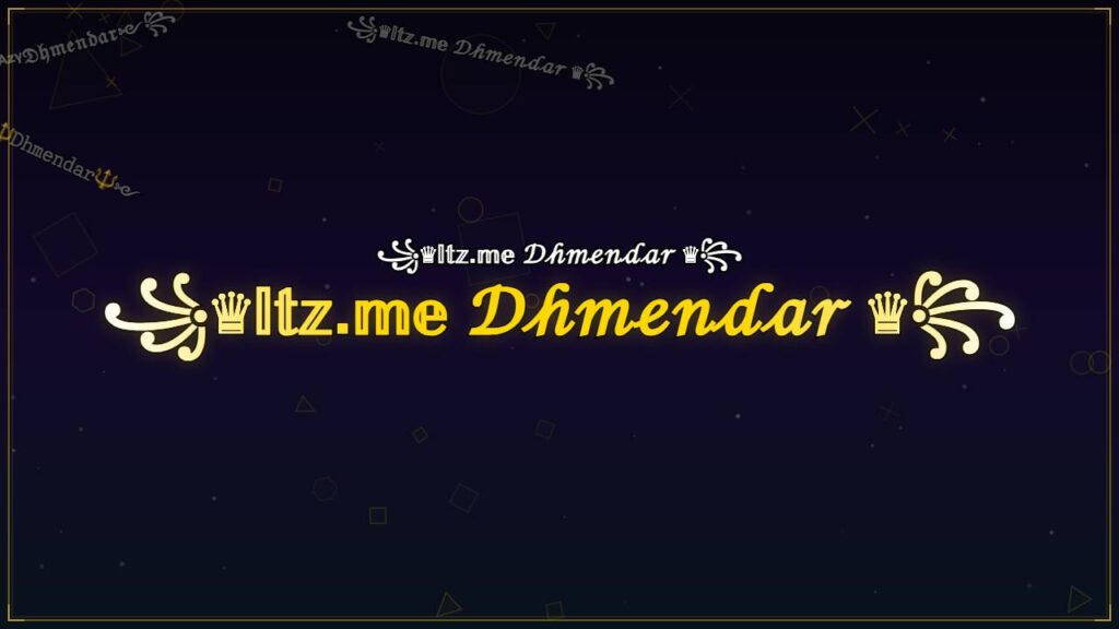 ꧁♛𝕀𝕥𝕫.𝕞𝕖 𝒟𝒽𝓂ℯ𝓃𝒹𝒶𝓇 ♛꧂ – Dhmendar Stylish Name