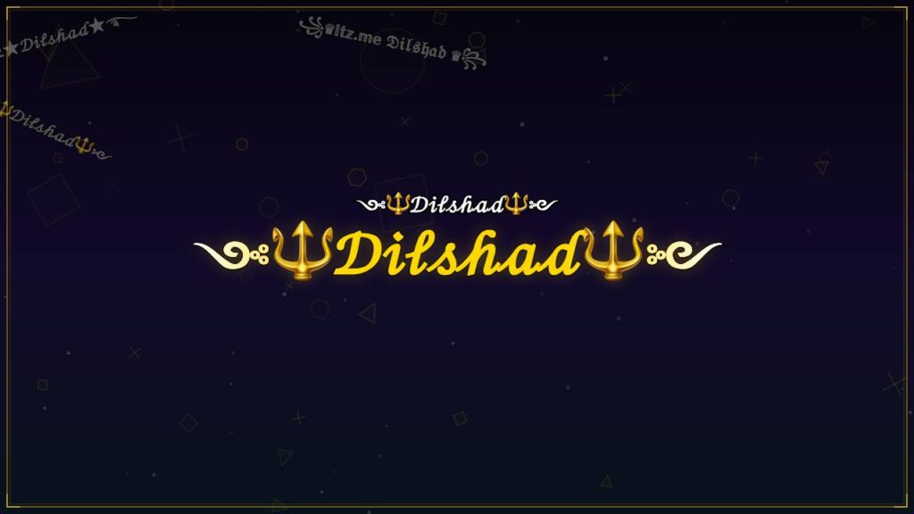 ༺🔱𝒟𝒾𝓁𝓈𝒽𝒶𝒹🔱༻ – Dilshad Stylish Name