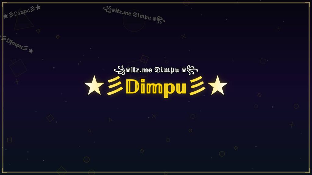 ★彡𝔻𝕚𝕞𝕡𝕦彡★ – Dimpu Stylish Name