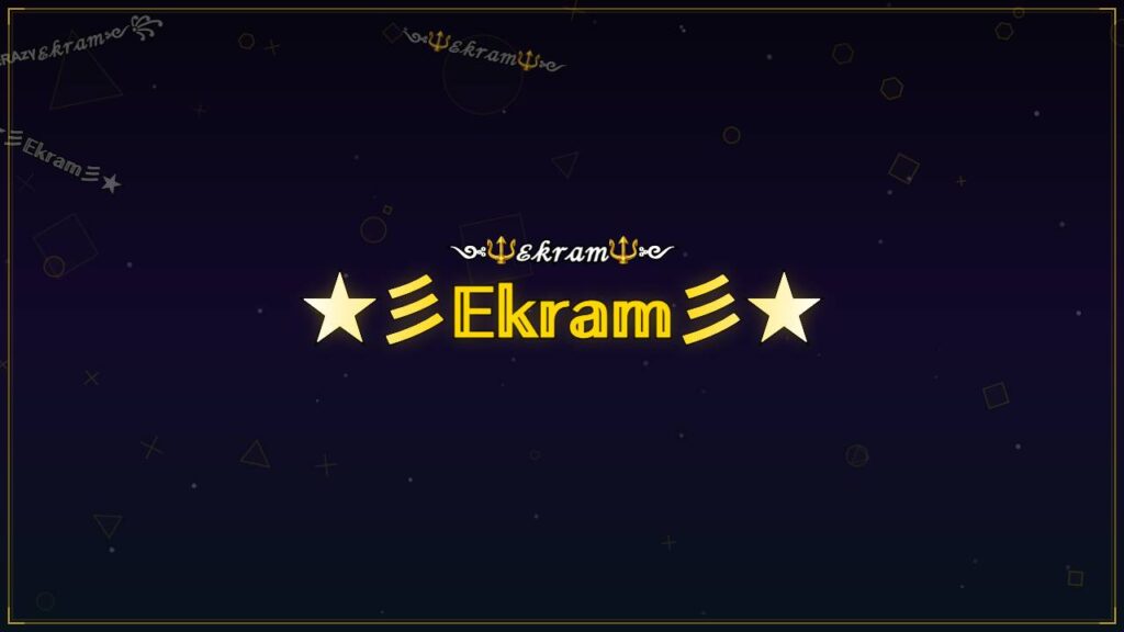 ★彡𝔼𝕜𝕣𝕒𝕞彡★ – Ekram Stylish Name