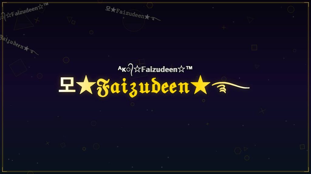 모★𝔉𝔞𝔦𝔷𝔲𝔡𝔢𝔢𝔫★࿐ – Faizudeen Stylish Name