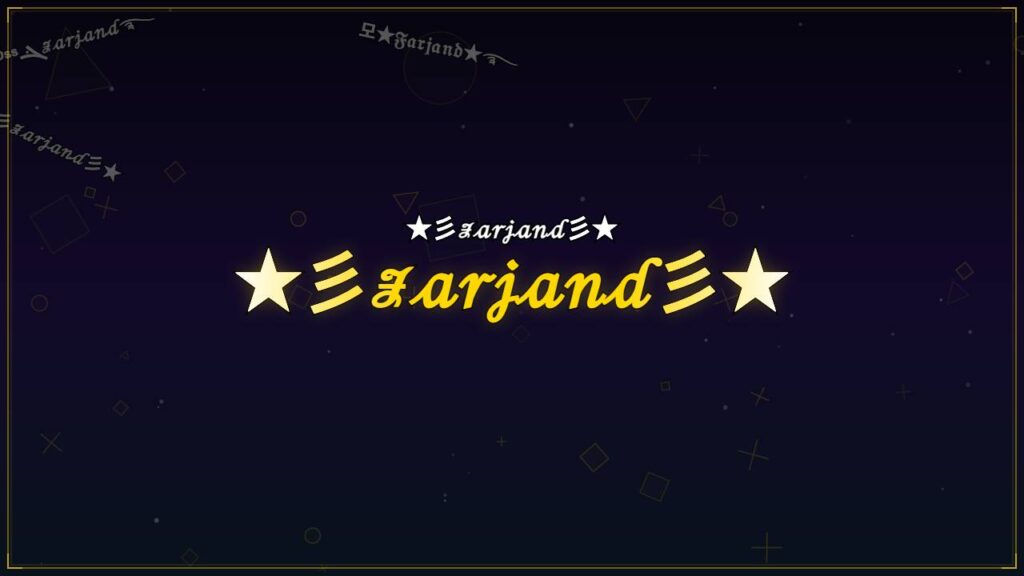 ★彡ℱ𝒶𝓇𝒿𝒶𝓃𝒹彡★ – Farjand Stylish Name