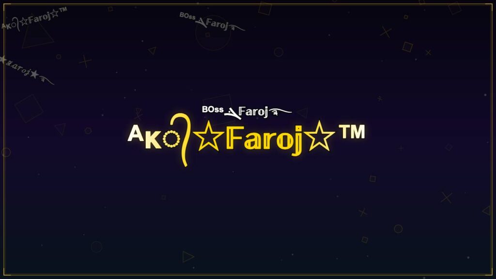 ᴬᴋ᭄☆𝔽𝕒𝕣𝕠𝕛☆™ – Faroj Stylish Name