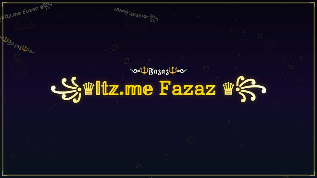 ꧁♛𝕀𝕥𝕫.𝕞𝕖 𝙵𝚊𝚣𝚊𝚣 ♛꧂ – Fazaz Stylish Name