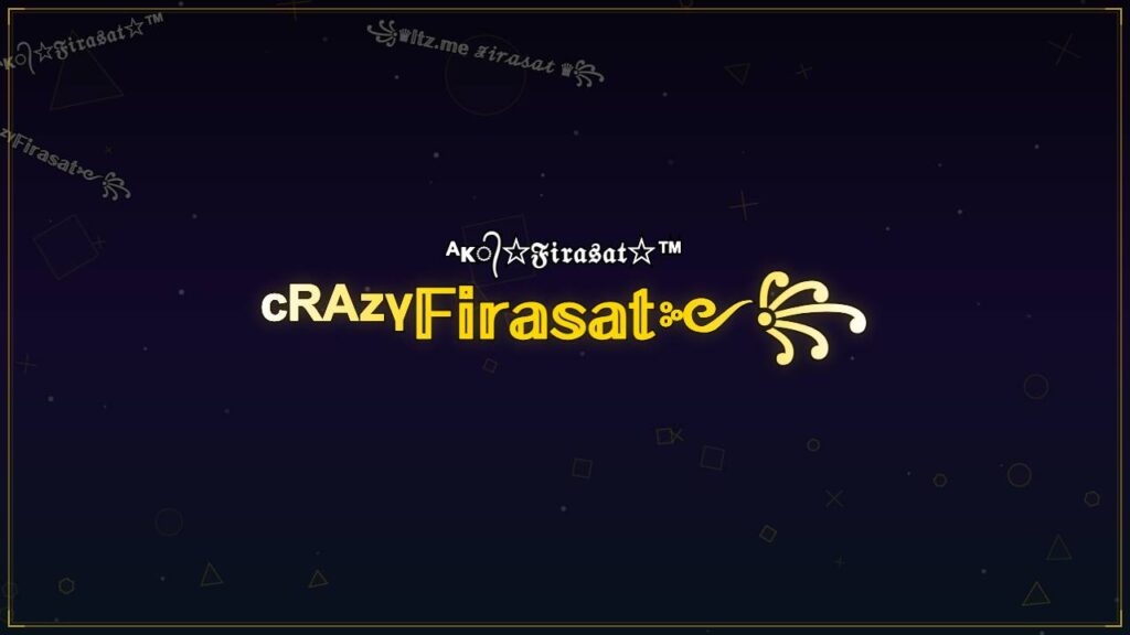 ᶜᴿᴬᶻᵞ𝔽𝕚𝕣𝕒𝕤𝕒𝕥༻꧂ – Firasat Stylish Name