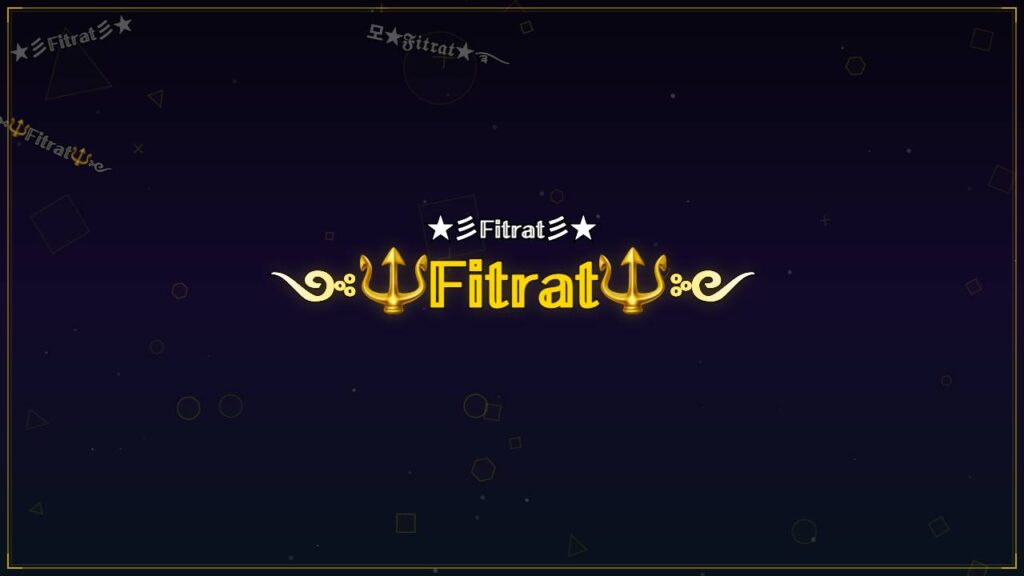 ༺🔱𝔽𝕚𝕥𝕣𝕒𝕥🔱༻ – Fitrat Stylish Name