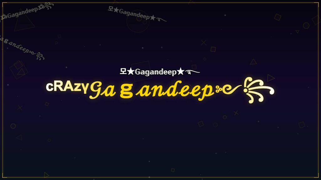ᶜᴿᴬᶻᵞ𝒢𝒶ℊ𝒶𝓃𝒹ℯℯ𝓅༻꧂ – Gagandeep Stylish Name