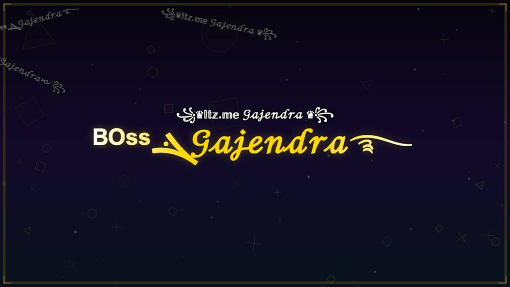 ᴮᴼˢˢܔ𝒢𝒶𝒿ℯ𝓃𝒹𝓇𝒶࿐ – Gajendra Stylish Name