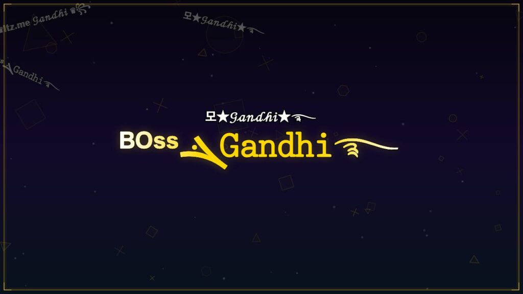 ᴮᴼˢˢܔ𝙶𝚊𝚗𝚍𝚑𝚒࿐ – Gandhi Stylish Name