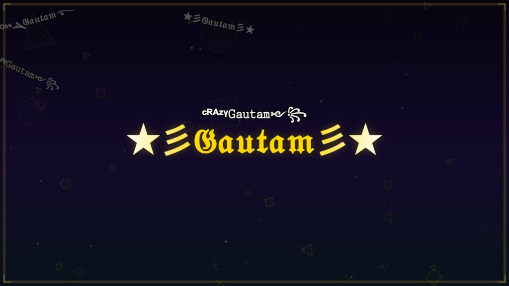 ★彡𝔊𝔞𝔲𝔱𝔞𝔪彡★ – Gautam Stylish Name