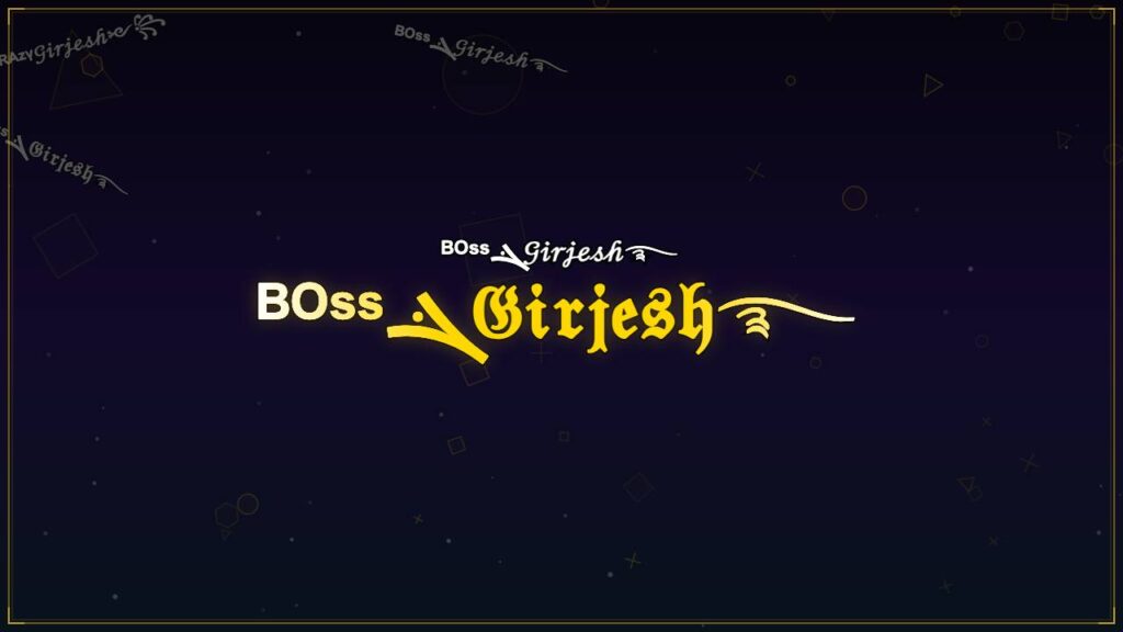 ᴮᴼˢˢܔ𝔊𝔦𝔯𝔧𝔢𝔰𝔥࿐ – Girjesh Stylish Name