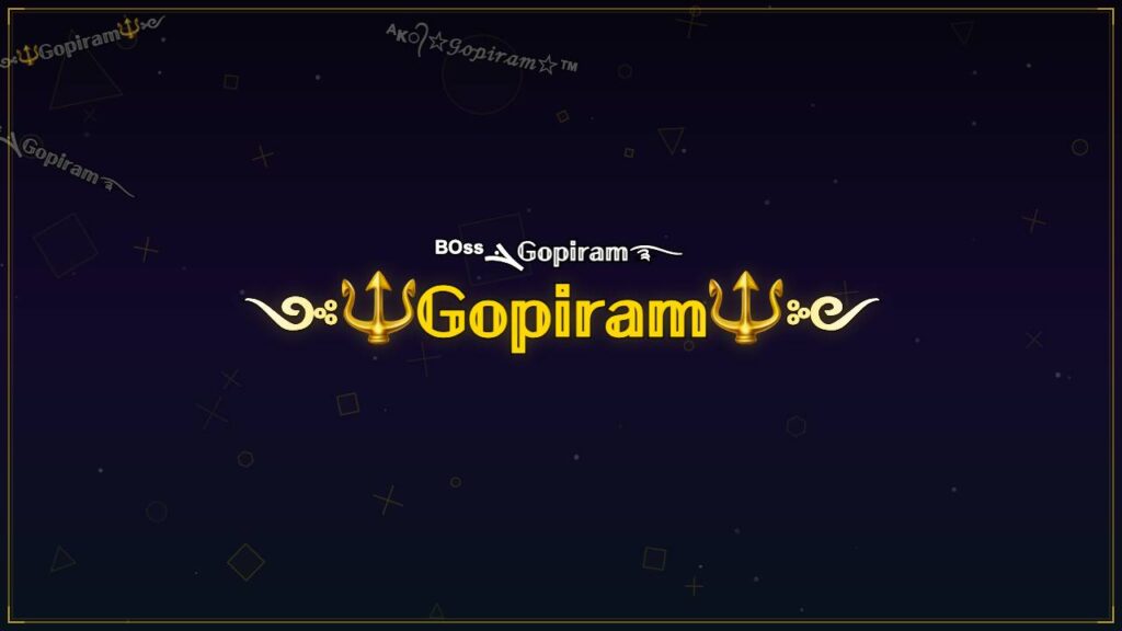 ༺🔱𝔾𝕠𝕡𝕚𝕣𝕒𝕞🔱༻ – Gopiram Stylish Name