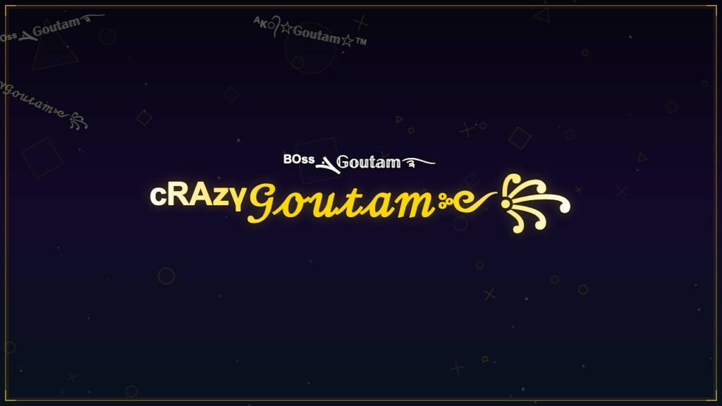ᶜᴿᴬᶻᵞ𝒢ℴ𝓊𝓉𝒶𝓂༻꧂ – Goutam Stylish Name