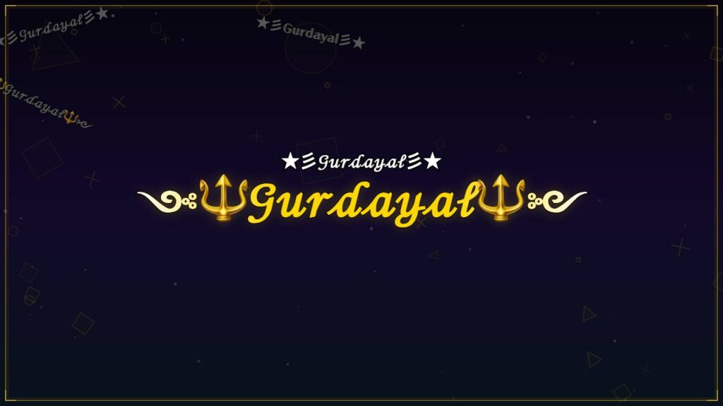༺🔱𝒢𝓊𝓇𝒹𝒶𝓎𝒶𝓁🔱༻ – Gurdayal Stylish Name