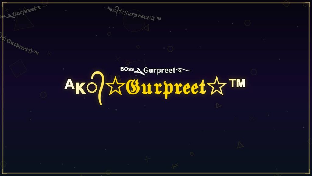 ᴬᴋ᭄☆𝔊𝔲𝔯𝔭𝔯𝔢𝔢𝔱☆™ – Gurpreet Stylish Name