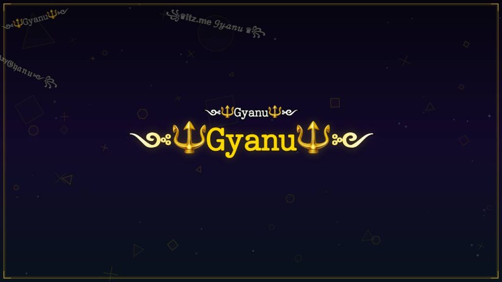 ༺🔱𝙶𝚢𝚊𝚗𝚞🔱༻ – Gyanu Stylish Name