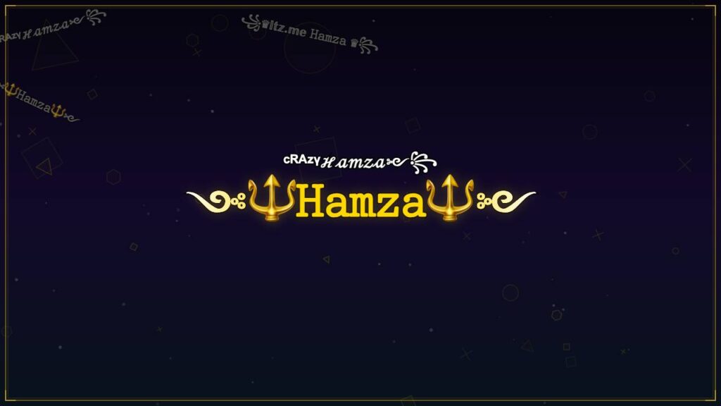 ༺🔱𝙷𝚊𝚖𝚣𝚊🔱༻ – Hamza Stylish Name
