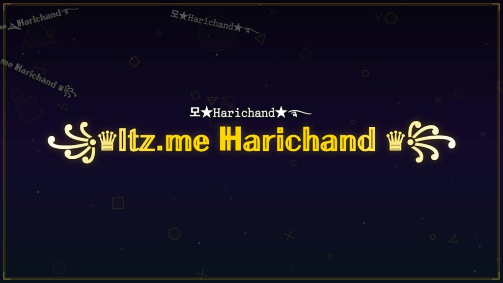 ꧁♛𝕀𝕥𝕫.𝕞𝕖 ℍ𝕒𝕣𝕚𝕔𝕙𝕒𝕟𝕕 ♛꧂ – Harichand Stylish Name