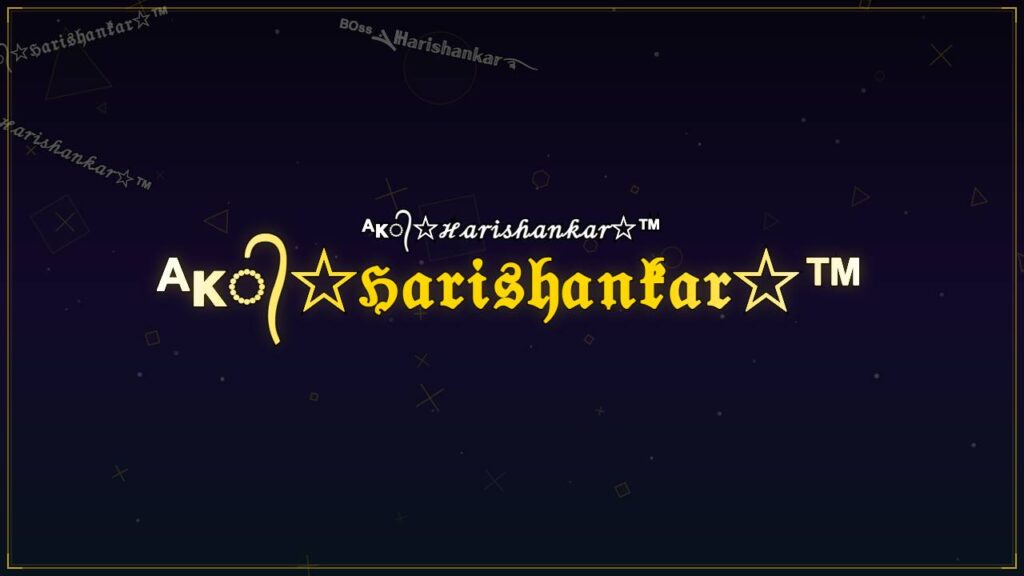 ᴬᴋ᭄☆ℌ𝔞𝔯𝔦𝔰𝔥𝔞𝔫𝔨𝔞𝔯☆™ – Harishankar Stylish Name