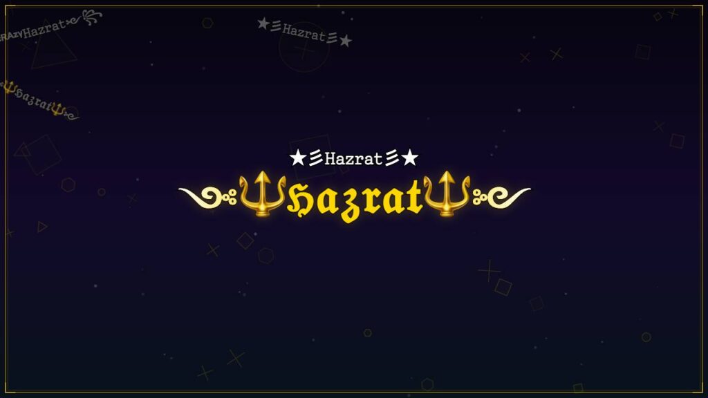 ༺🔱ℌ𝔞𝔷𝔯𝔞𝔱🔱༻ – Hazrat Stylish Name