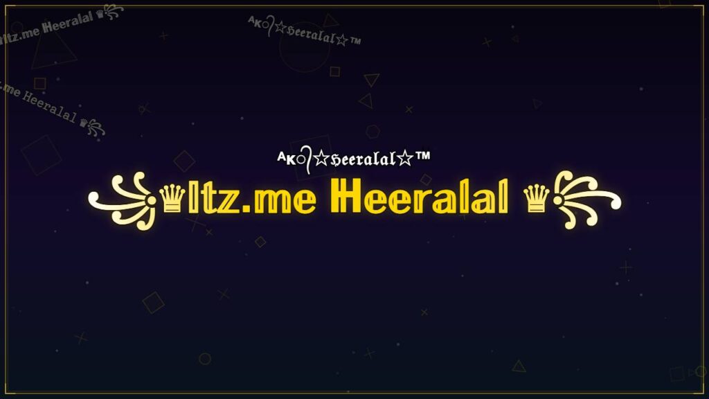 ꧁♛𝕀𝕥𝕫.𝕞𝕖 ℍ𝕖𝕖𝕣𝕒𝕝𝕒𝕝 ♛꧂ – Heeralal Stylish Name