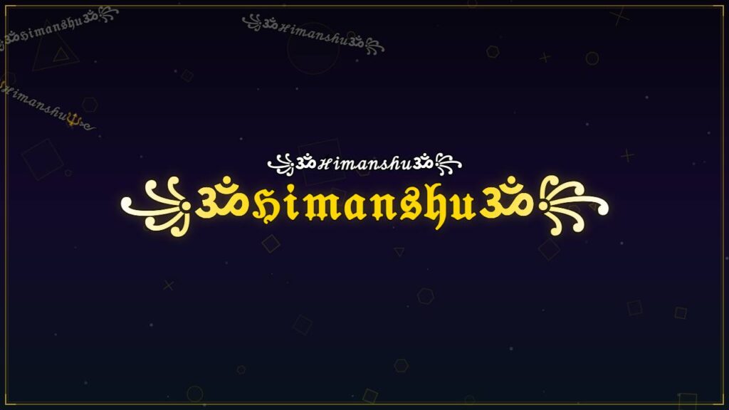꧁ॐℌ𝔦𝔪𝔞𝔫𝔰𝔥𝔲ॐ꧂ – Himanshu Stylish Name