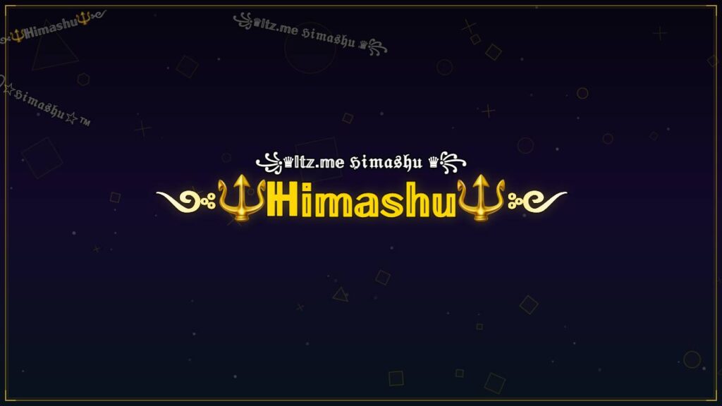 ༺🔱ℍ𝕚𝕞𝕒𝕤𝕙𝕦🔱༻ – Himashu Stylish Name