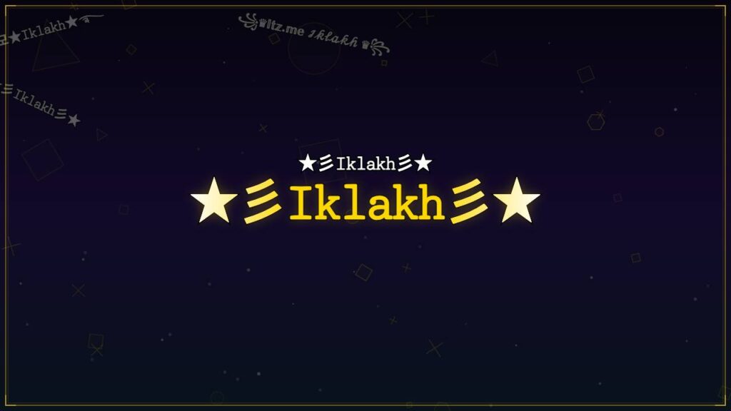 ★彡𝙸𝚔𝚕𝚊𝚔𝚑彡★ – Iklakh Stylish Name