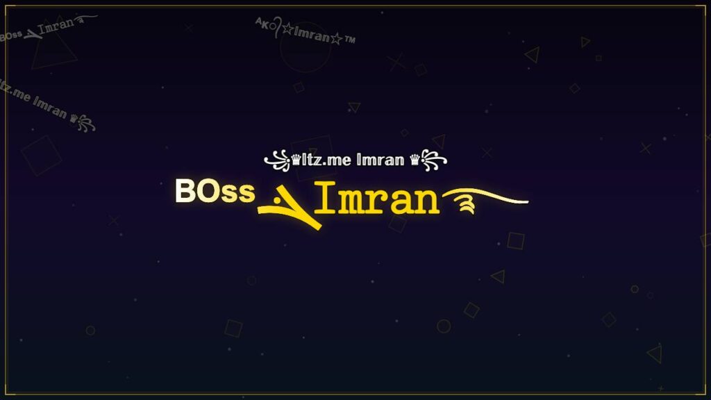 ᴮᴼˢˢܔ𝙸𝚖𝚛𝚊𝚗࿐ – Imran Stylish Name