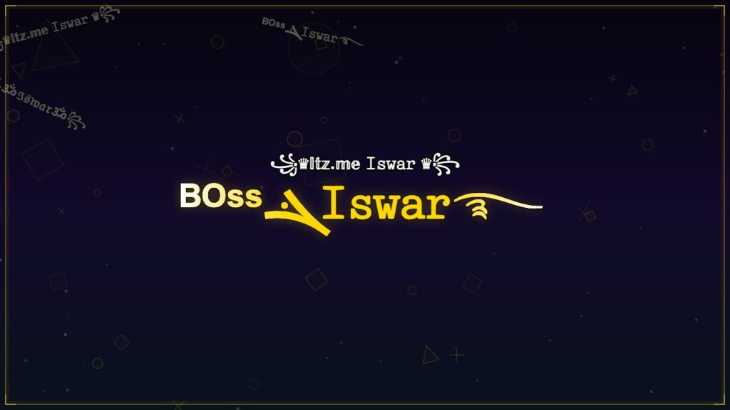 ᴮᴼˢˢܔ𝙸𝚜𝚠𝚊𝚛࿐ – Iswar Stylish Name
