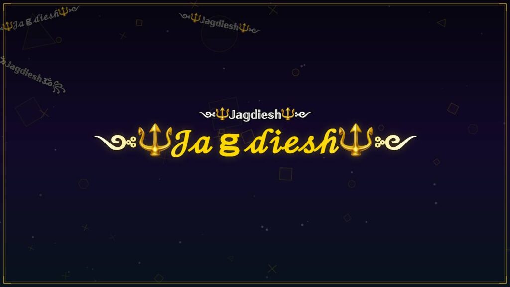 ༺🔱𝒥𝒶ℊ𝒹𝒾ℯ𝓈𝒽🔱༻ – Jagdiesh Stylish Name