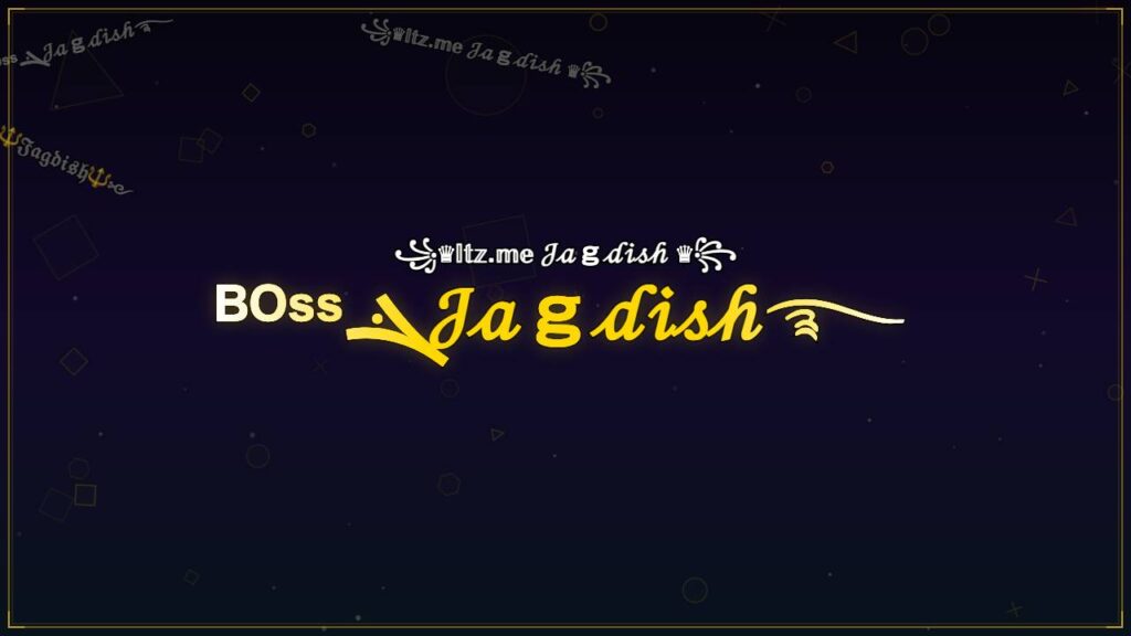 ᴮᴼˢˢܔ𝒥𝒶ℊ𝒹𝒾𝓈𝒽࿐ – Jagdish Stylish Name