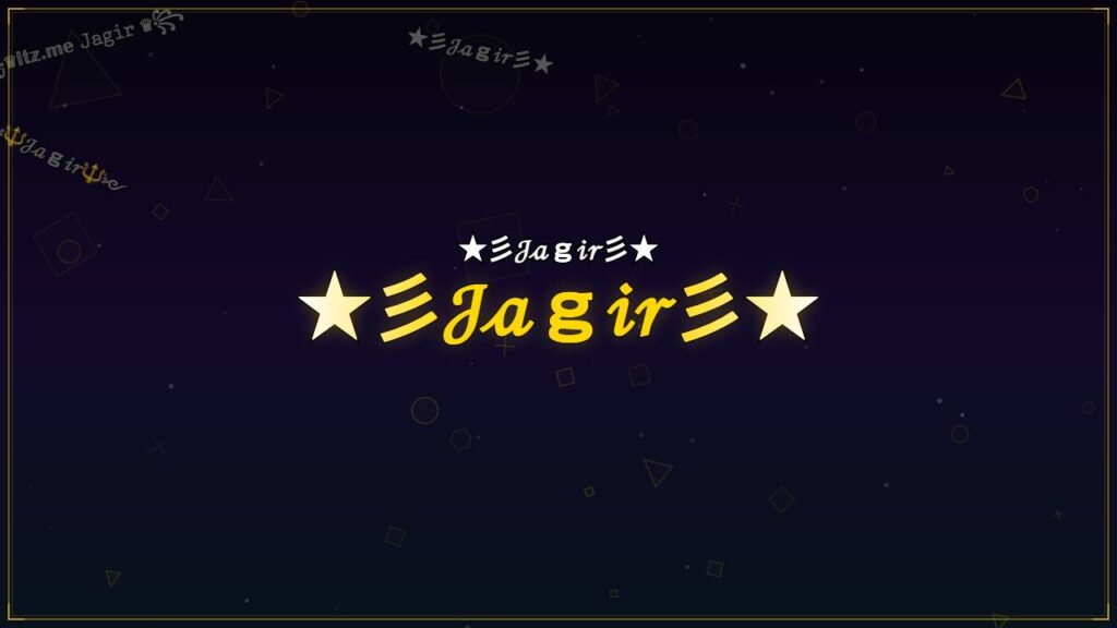 ★彡𝒥𝒶ℊ𝒾𝓇彡★ – Jagir Stylish Name