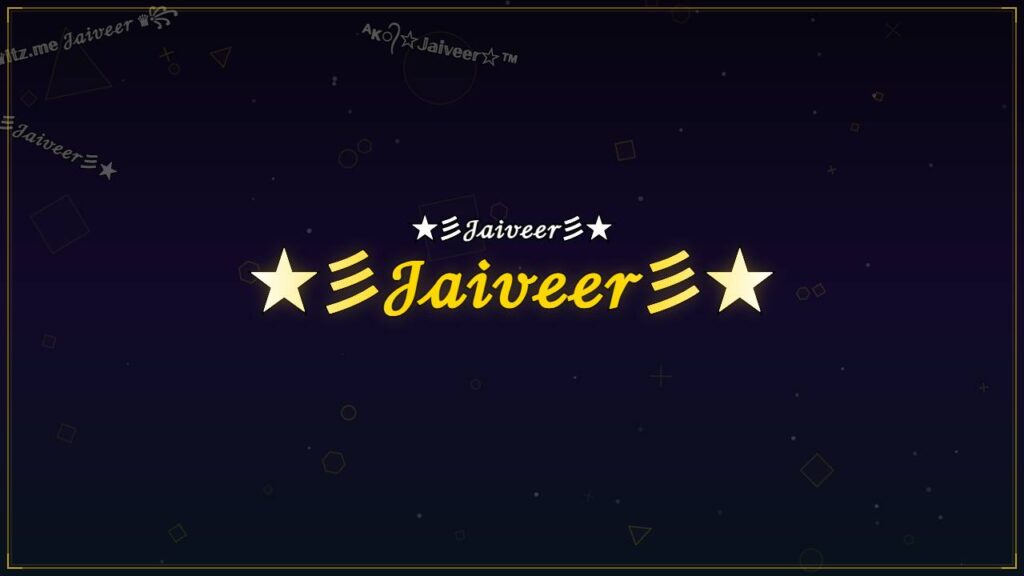 ★彡𝒥𝒶𝒾𝓋ℯℯ𝓇彡★ – Jaiveer Stylish Name