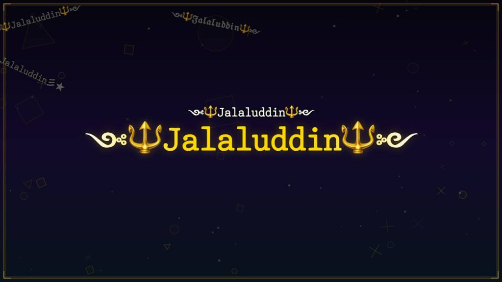 ༺🔱𝙹𝚊𝚕𝚊𝚕𝚞𝚍𝚍𝚒𝚗🔱༻ – Jalaluddin Stylish Name