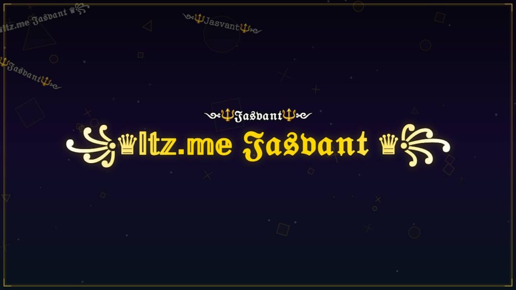 ꧁♛𝕀𝕥𝕫.𝕞𝕖 𝔍𝔞𝔰𝔳𝔞𝔫𝔱 ♛꧂ – Jasvant Stylish Name