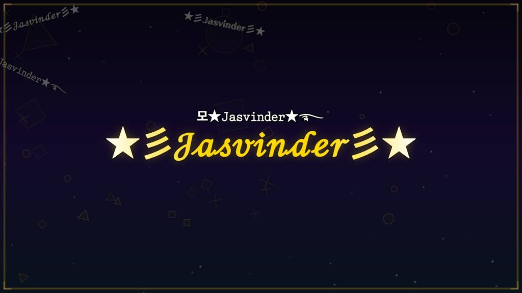 ★彡𝒥𝒶𝓈𝓋𝒾𝓃𝒹ℯ𝓇彡★ – Jasvinder Stylish Name