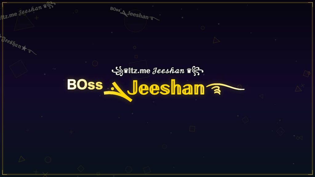 ᴮᴼˢˢܔ𝕁𝕖𝕖𝕤𝕙𝕒𝕟࿐ – Jeeshan Stylish Name