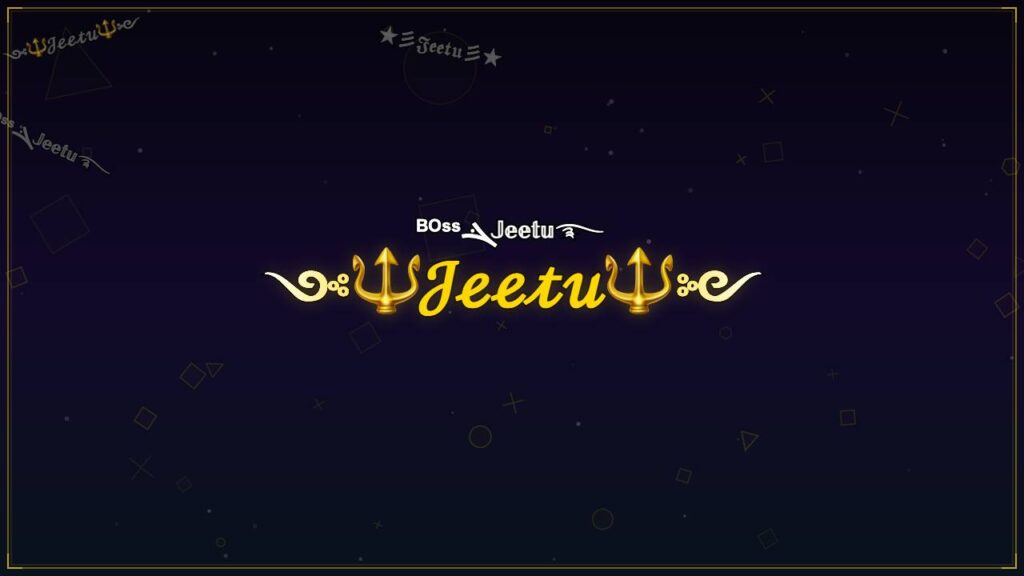 ༺🔱𝒥ℯℯ𝓉𝓊🔱༻ – Jeetu Stylish Name