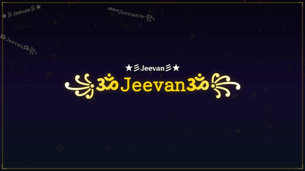 ꧁ॐ𝙹𝚎𝚎𝚟𝚊𝚗ॐ꧂ – Jeevan Stylish Name