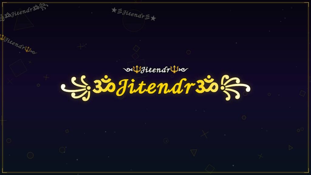 ꧁ॐ𝒥𝒾𝓉ℯ𝓃𝒹𝓇ॐ꧂ – Jitendr Stylish Name